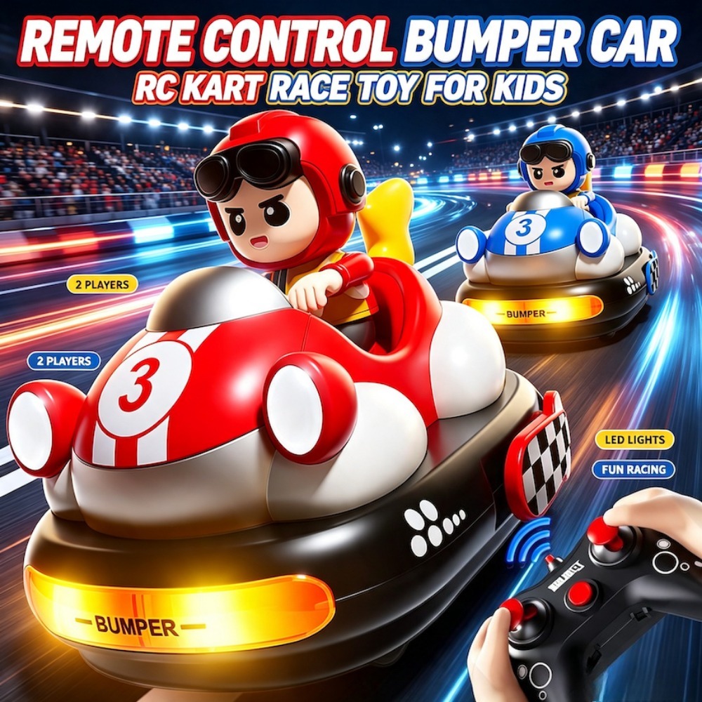 Remote Control Car - Remote Controlled Kart Racing Car Toy