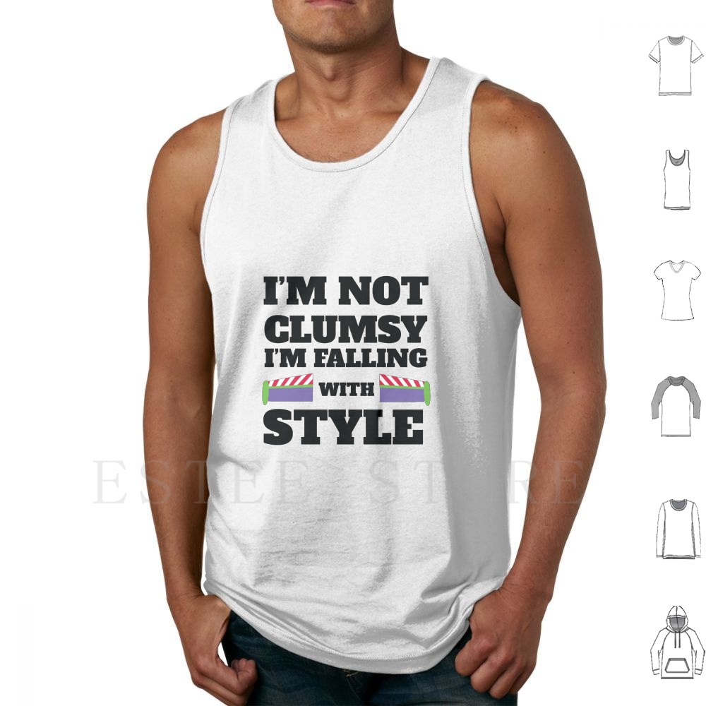 Clumsy Tank Tops Vest Sleevele - Kids Toys Vector 评论和价格