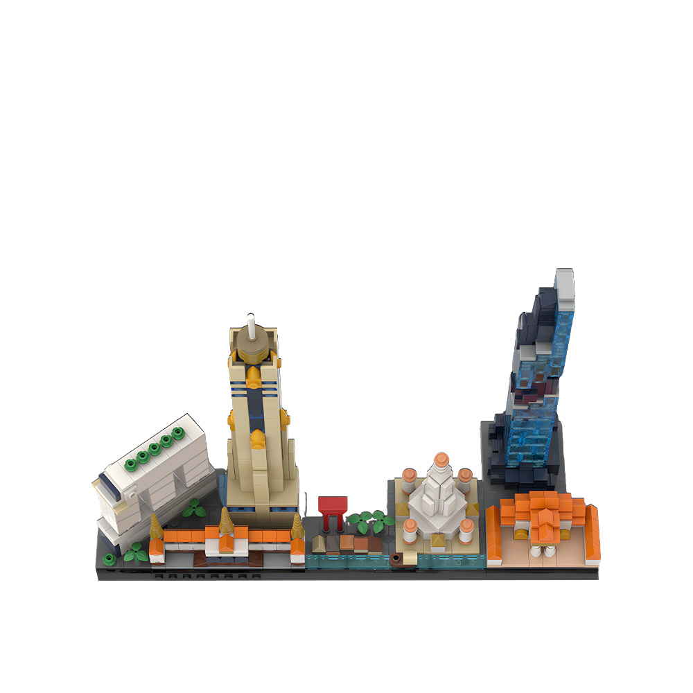 MOC Bangkok Skyline Building B - Kids Toys Bangkok 评论和价格