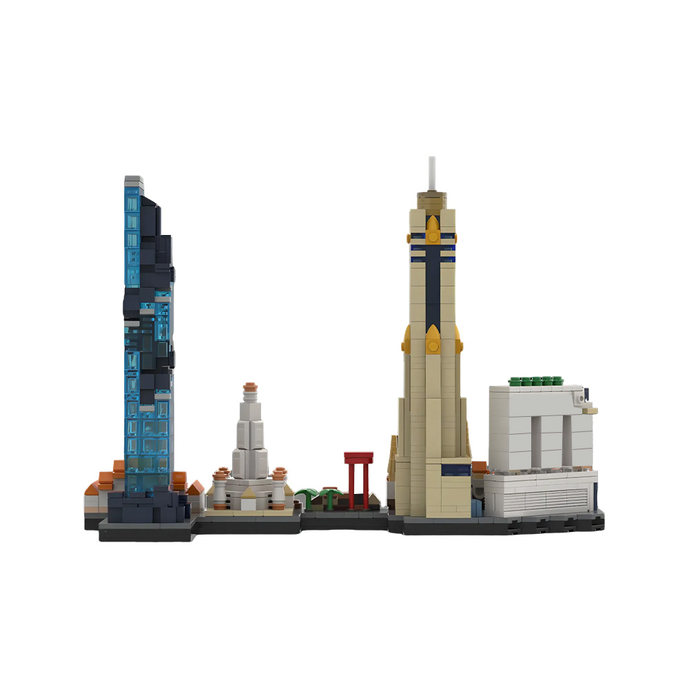 MOC Bangkok Skyline Building B - Kids Toys Bangkok 评论和价格