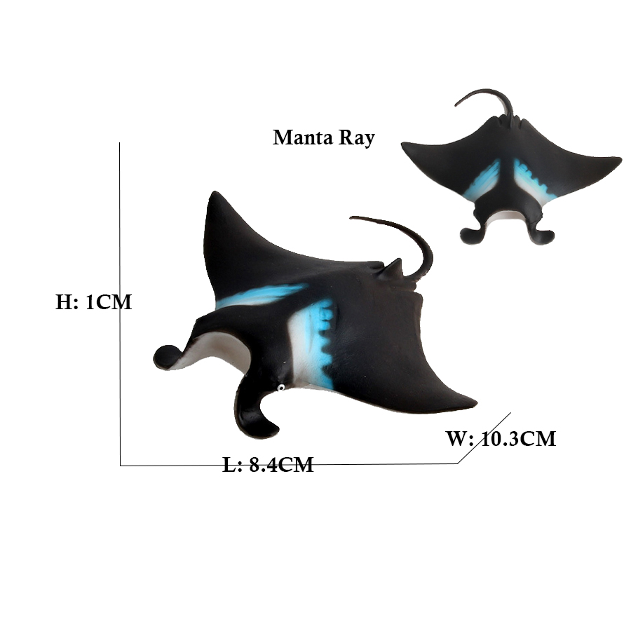 Stingray Manta Ray Figures Fis - Kids Toys Reviews 评论和价格