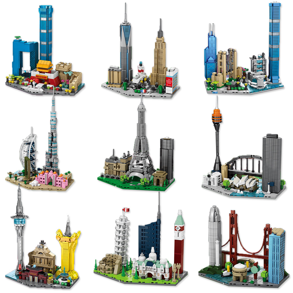 Famous City Skyline Building B - Kids Toys Dubai 评论和价格