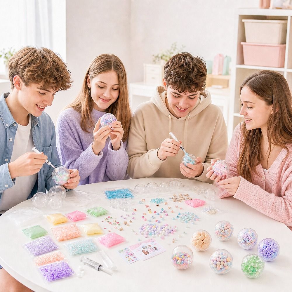 DIY 6cm Ball Skins DIY Stress  - Slime Making Kit 评论和价格
