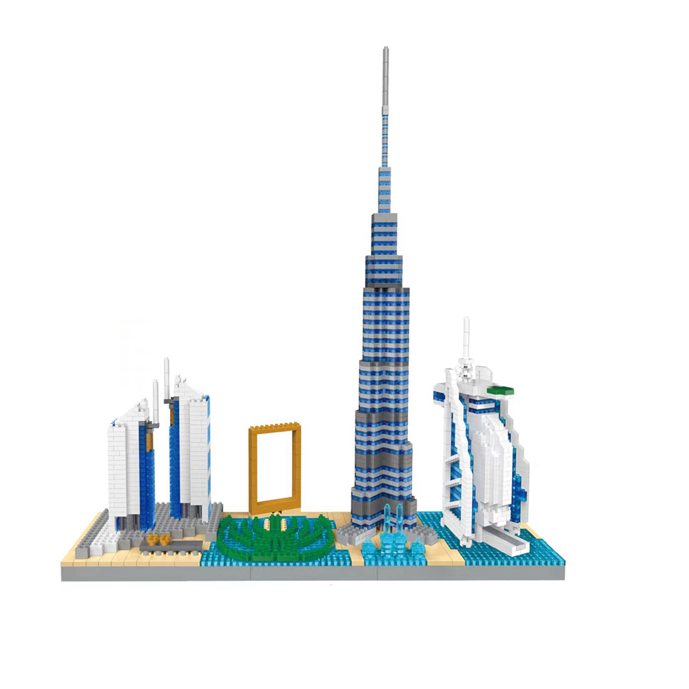 Knew Built Dubai Skyline Build - Kids Toys Dubai 评论和价格