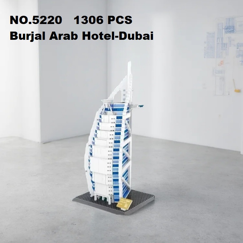 1306pcs Burjal Arab Hotel Duba - Kids Toys Dubai 评论和价格