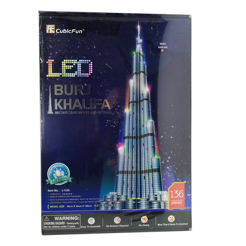 3d Puzzles 1.5m Dubai Burj Kha - Kids Toys Dubai 评论和价格