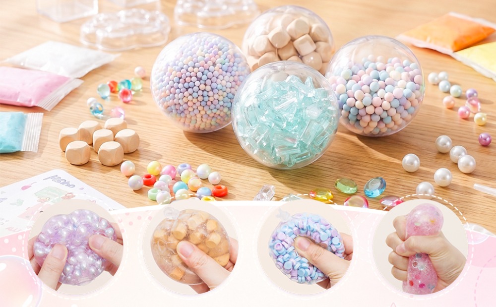 6cm Ball Skins DIY Stress Ball - Slime Making Kit 评论和价格