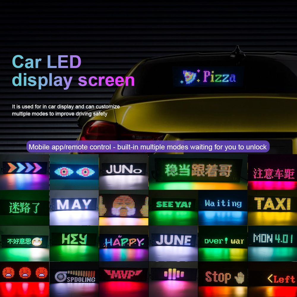 LED Matrix Pixel Panel Scrolli - Remote Control Car 评论和价格