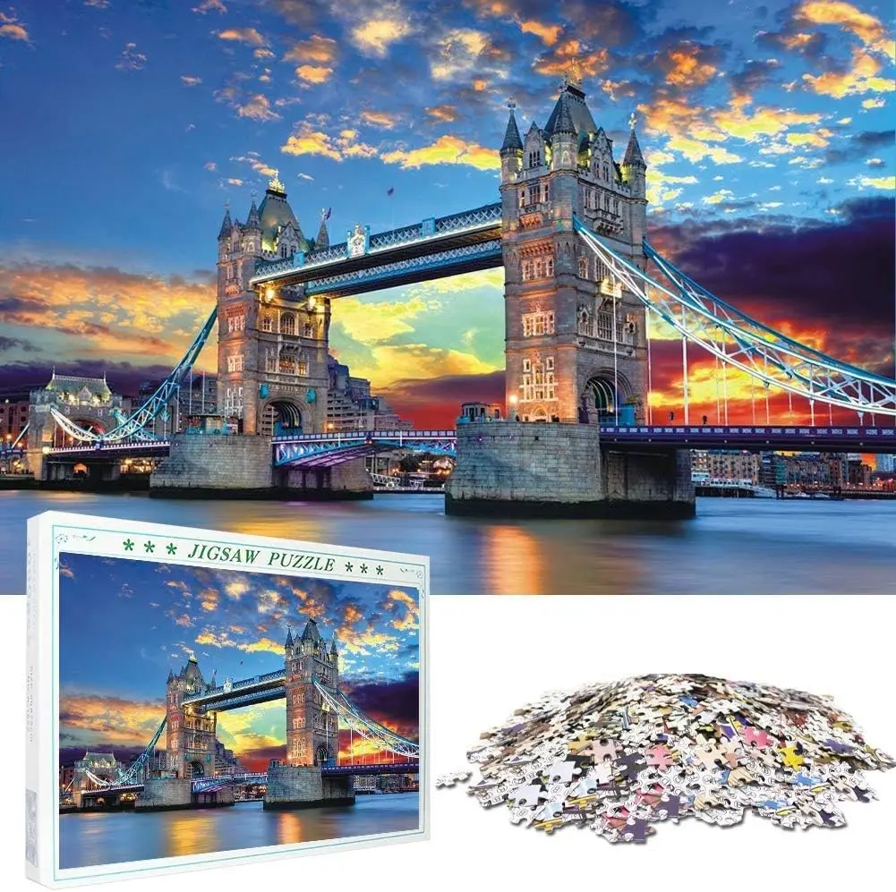 1000 Piece Famous Scenery Jigs - Kids Toys London 评论和价格