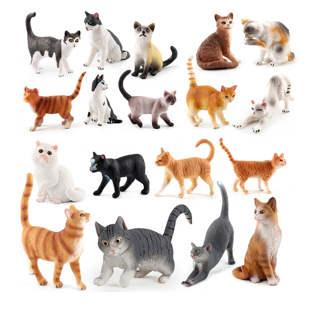 Cat Model Toys Farm Animals Mi - Kids Toys Reviews 评论和价格
