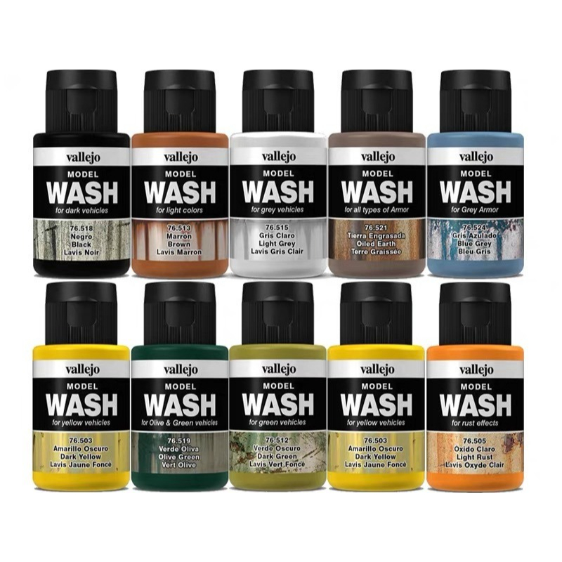 Vallejo 35ml Model Wash Weathe - Tamiya Model Paint Set 评论和价格