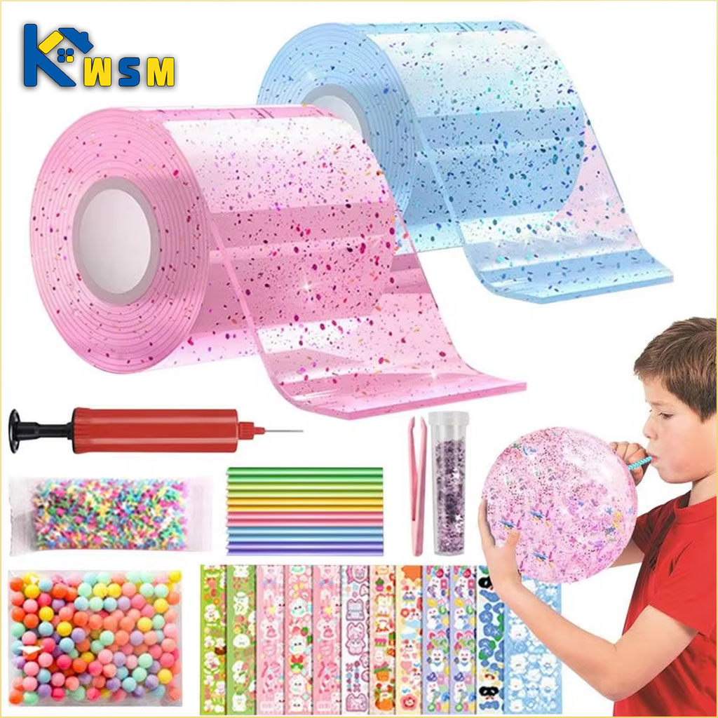 Glitter Nano Glue Set Bubble B - Slime Making Kit 评论和价格