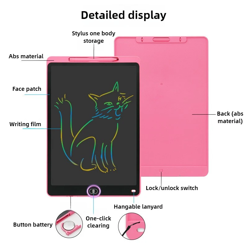 16/20inch LCD Drawing Board Wr - Learning Tablet Kids 评论和价格